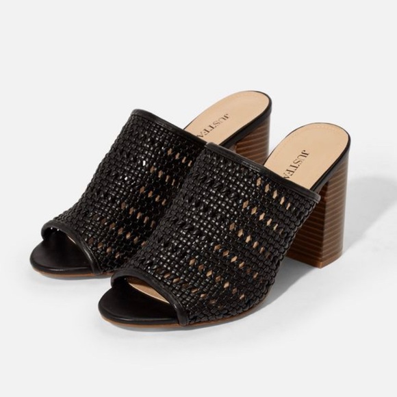 Shela Woven Heeled Sandal JUSTFAB - Picture 4 of 6